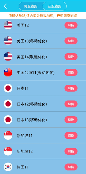 旋风加速器旧版免费android下载效果预览图